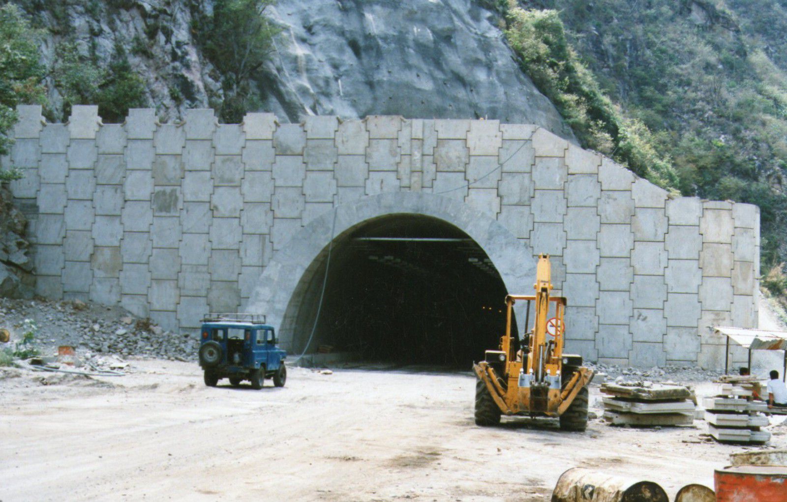 Falso tunel Mucuchies - Sector Mocoties Carretera Merida - Panamericana